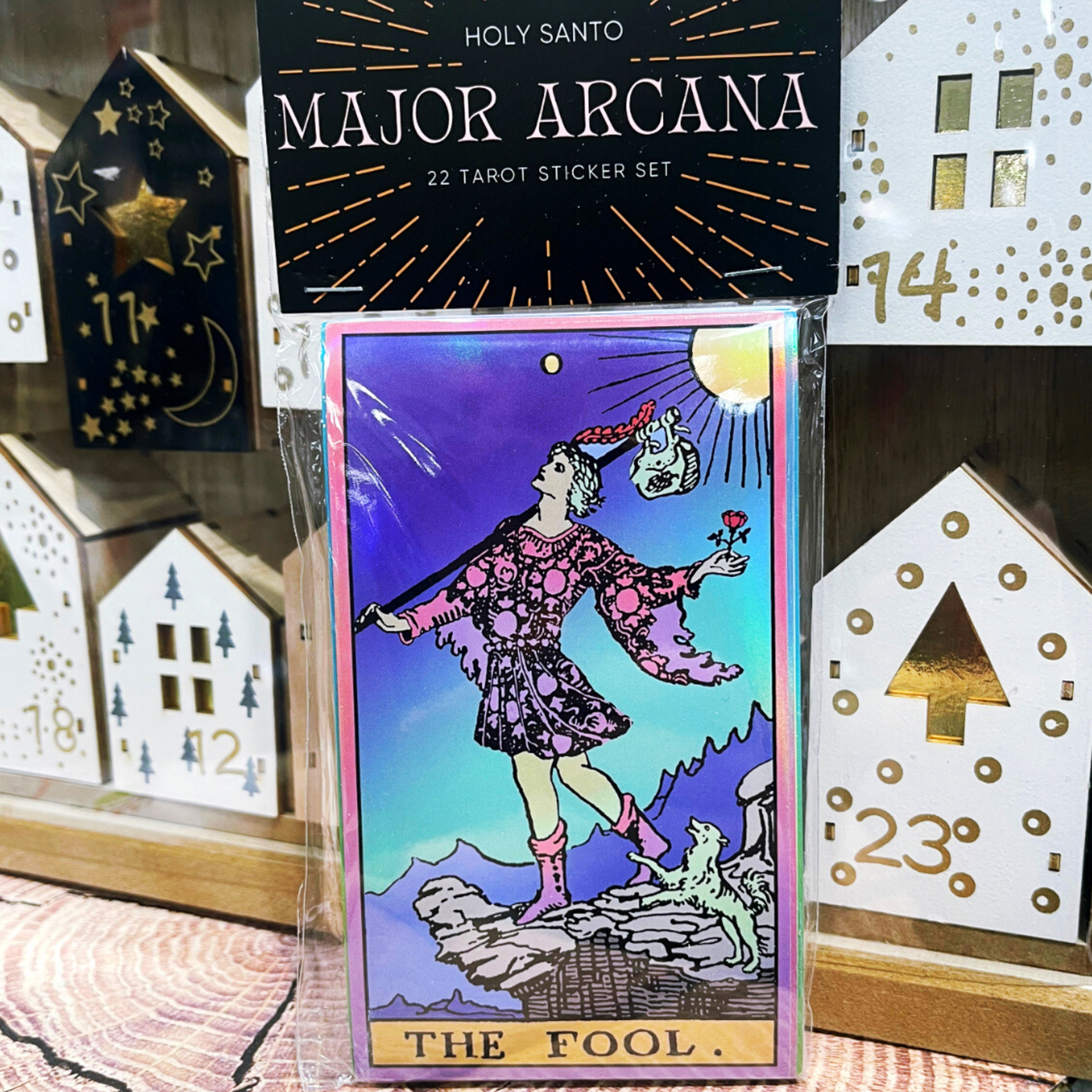 The Moon Holographic Celestial Tarot Card Sticker